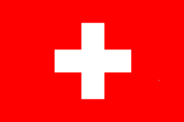 Schweiz Fahne rechteckig